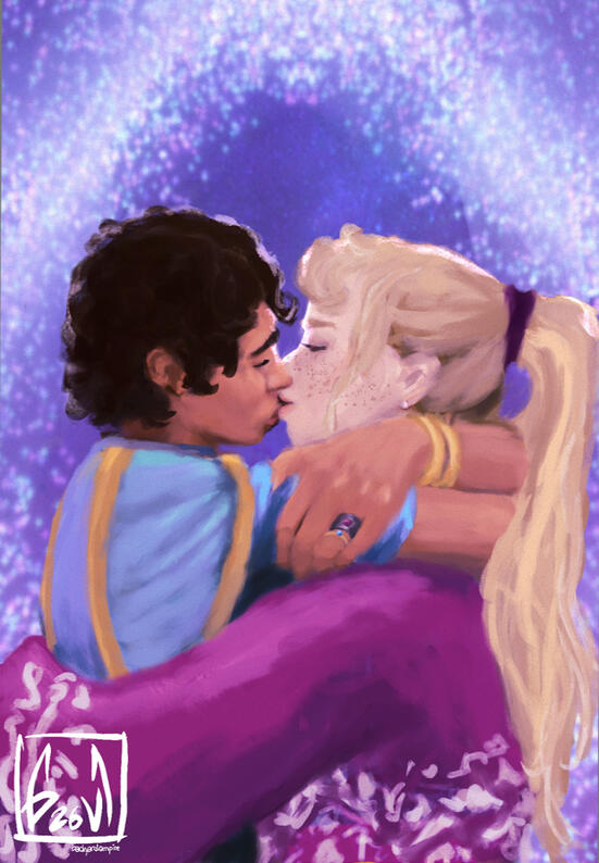 Malina and Norah by backyardvampire. Characters from my original story "Adamant".