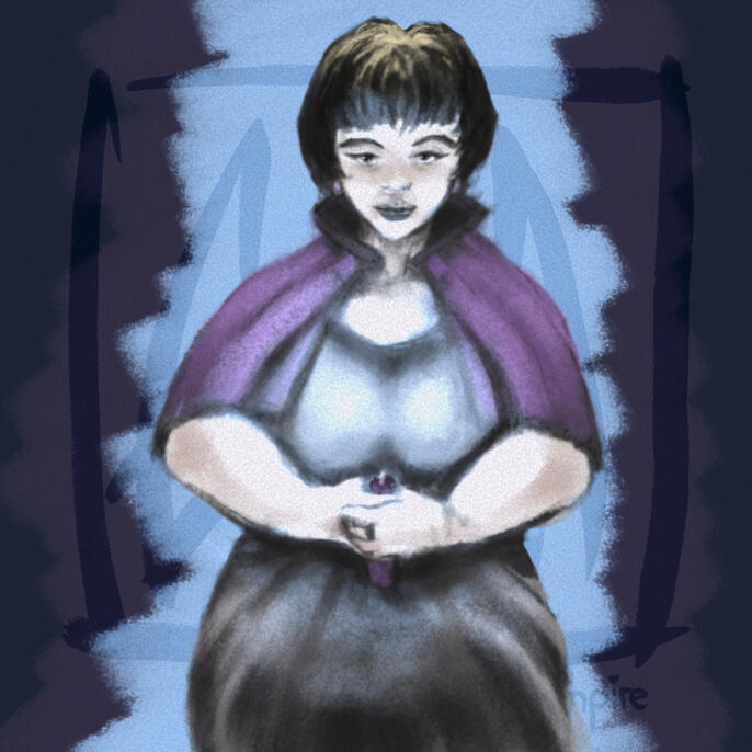 Anna by backyardvampire. Character from my original story "Adamant".