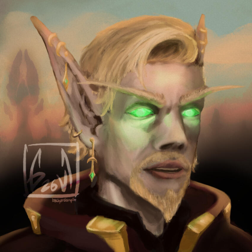 Thallasus by backyardvampire. Original character from World of Warcraft.
