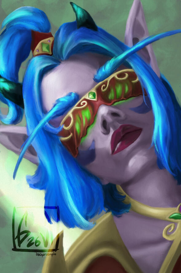 Zutara by backyardvampire (design by ChonkyHavana). Original character from World of Warcraft.