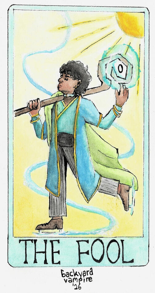 Malina as "The Fool" by backyardvampire.